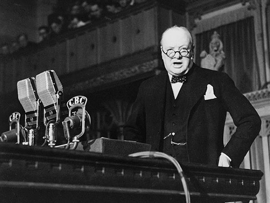 among the billions: churchill